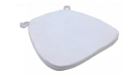 PU leather seat cushion white